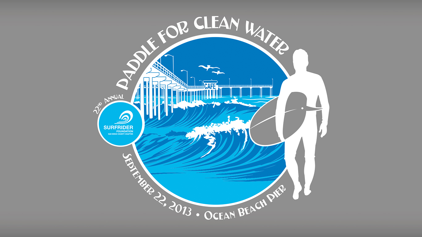 Paddle for Clean Water Logo